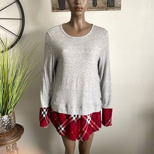 NATIVE PEOPLE Tunic Length Long Sleeve Shirt Size L